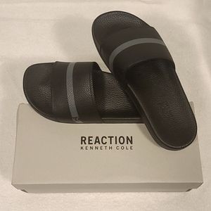 Men's Kenneth Cole Reaction Black Slide Sandals